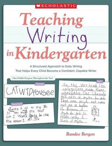 Teaching Writing in Kindergarten: A Structured Approach to Daily Writing - GOOD