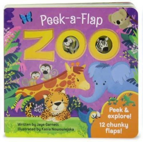 Zoo: Peek-a-Flap Board Book - Board book By Jaye Garnett - GOOD - image 2