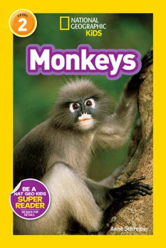 National Geographic Readers: Monkeys - Paperback By Schreiber, Anne - GOOD - image 2