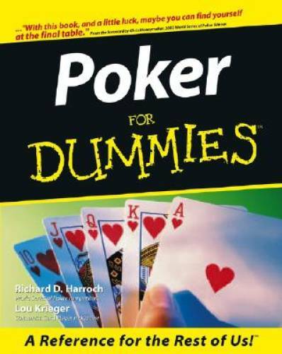 Poker For Dummies - Paperback By Harroch, Richard D. - VERY GOOD