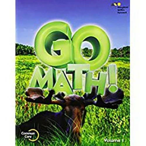 Go Math!: Student Edition Volume 1 Grade 3 2015 - Paperback - GOOD