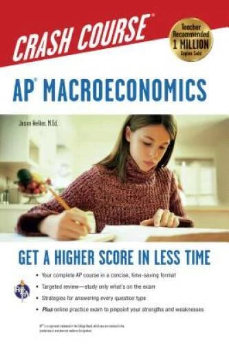 AP® Macroeconomics Crash Course Book + Online (Advanced Placement (AP) C - GOOD