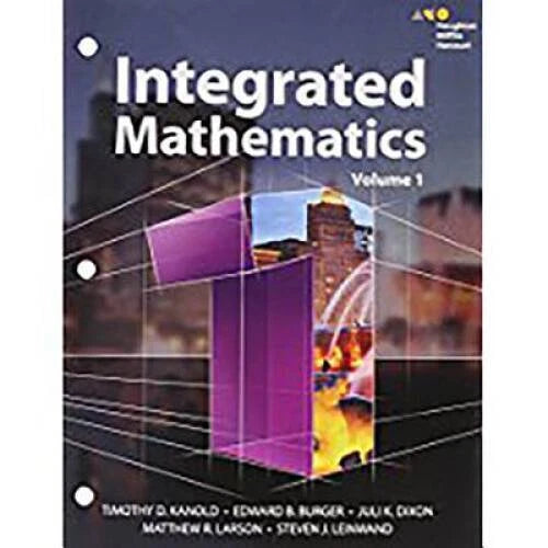 HMH Integrated Math 1: Interactive Student Edition Volume 1 (consumabl - GOOD