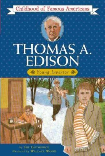 Thomas Edison: Young Inventor (Childhood of Famous Americans) - Paperback - GOOD - image 2