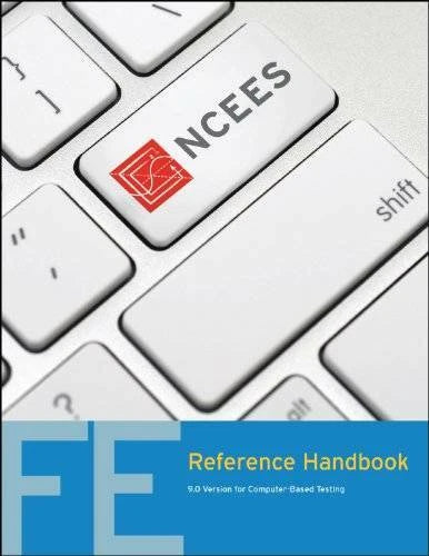 FE Reference Handbook - Perfect Paperback - GOOD - image 2