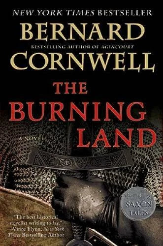 The Burning Land: A Novel (Saxon Tales) - Paperback By Cornwell, Bernard - GOOD - image 2