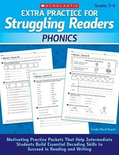 Extra Practice for Struggling Readers: Phonics: Motivating Practice Packe - GOOD