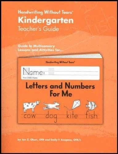 Kindergarten Teacher's Guide Handwriting Without Tears - Paperback - GOOD - image 2