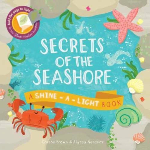 Secrets of the Seashore (Shine-A-Light Book) - Hardcover By Brown, Carron - GOOD - image 2