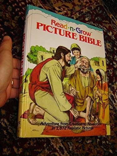 Read-N-Grow Picture Bible: Adventure from Creation to Revelation in 1,872 - GOOD - image 2