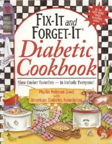 Fix-It and Forget-It Diabetic Cookbook: Slow-Cooker Favorites to Inc - VERY GOOD - image 2