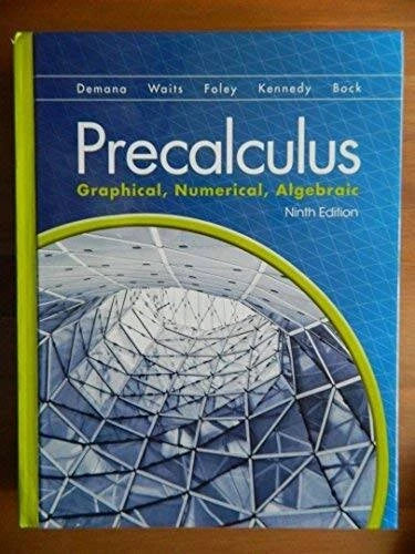PRECALCULUS:GR<wbr/>APHICAL,NUMERI<wbr/>CA - Hardcover - VERY GOOD - image 2