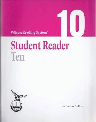 Wilson Reading System - Student Reader Ten (10) - Third Edition - GOOD