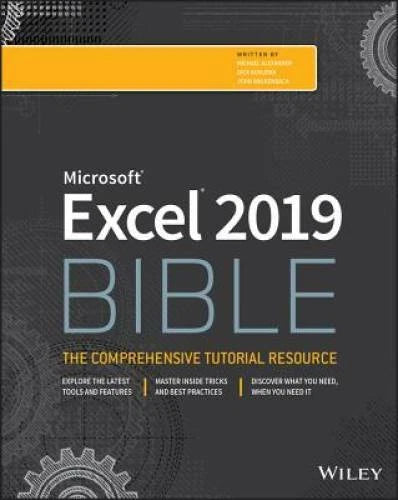 Excel 2019 Bible - Paperback By Alexander, Michael - GOOD - image 2