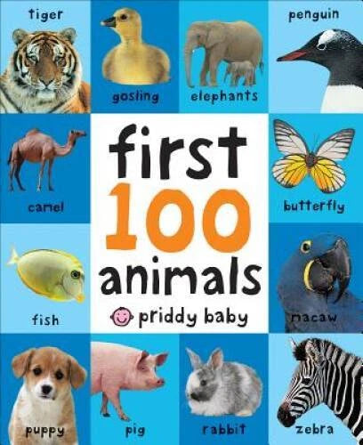 First 100 Animals - Board book By Priddy, Roger - VERY GOOD - image 2