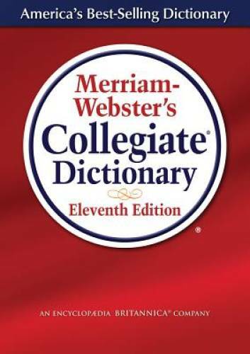 Merriam-Webste<wbr/>r's Collegiate Dictionary (Laminated Cover) - Hardcover - GOOD