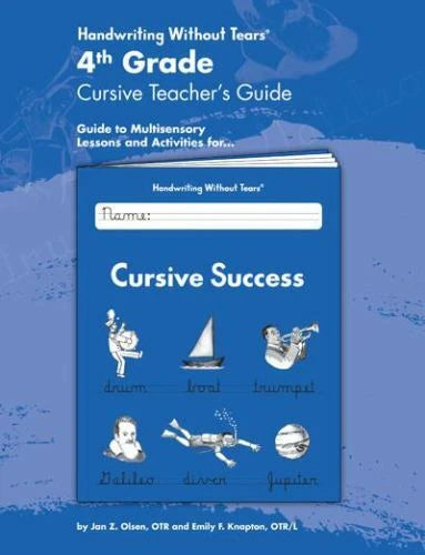 Handwriting Without Tears:4th Grade Cursive Teacher's Guide - Paperback - GOOD