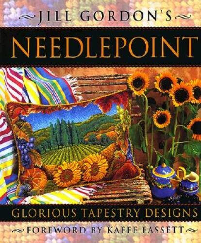 Jill Gordons Needlepoint: Creative Tapestry Designs - Hardcover - GOOD