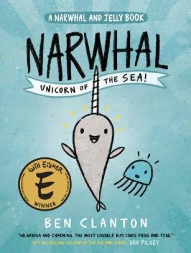 Narwhal: Unicorn of the Sea (A Narwhal and Jelly Book #1) - VERY GOOD - image 2