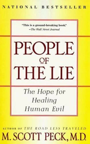People of the Lie: The Hope for Healing Human Evil - Paperback - GOOD - image 2
