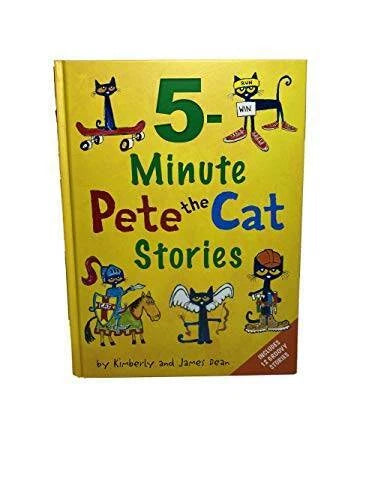 Pete the Cat: 5-Minute Pete the Cat Stories: Includes 12 Groovy Stories - GOOD - image 2