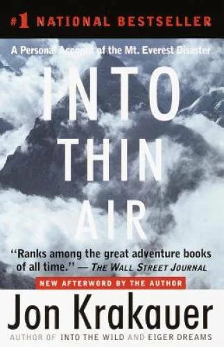 Into Thin Air: A Personal Account of the Mt. Everest Disaster - Paperback - GOOD - image 2