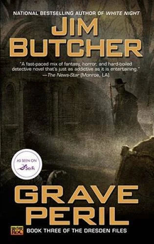 Grave Peril (The Dresden Files, Book 3) - Mass Market Paperback - ACCEPTABLE - image 2