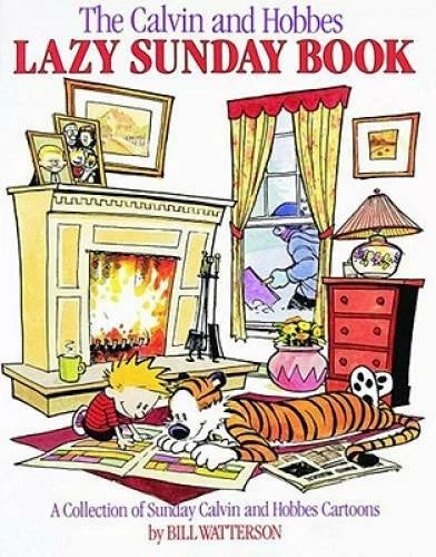 The Calvin and Hobbes Lazy Sunday Book - Paperback By Watterson, Bill - GOOD - image 2