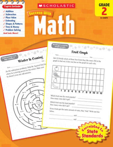 Scholastic Success with Math, Grade 2 (Scholastic Success with Workbooks - GOOD