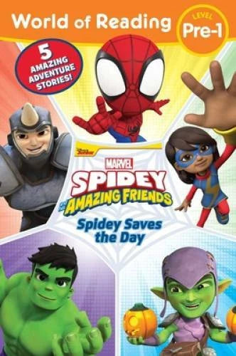 World of Reading Spidey Saves the Day: Spidey and His Amazing Friends - GOOD - image 2