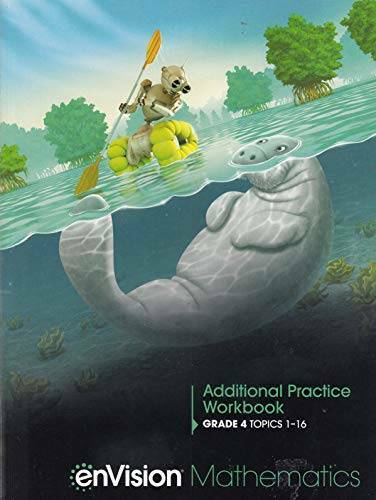 ENVISION MATHEMATICS 2020 ADDITIONAL PRACTICE WORKBOOK GRADE 4 - GOOD