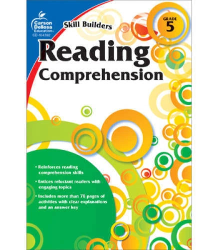 Reading Comprehension, Grade 5 (Skill Builders) - Paperback - GOOD - image 2
