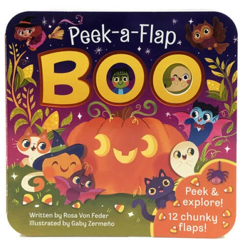 Boo: Peek-a-Flap Board Book - Board book By Rosa Von Feder - VERY GOOD - image 2