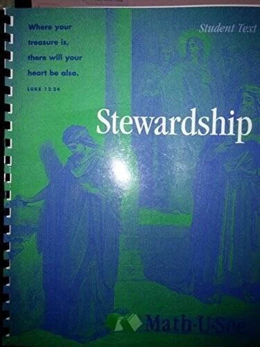 Stewardship Student Text - Paperback By Steven P Demme - GOOD