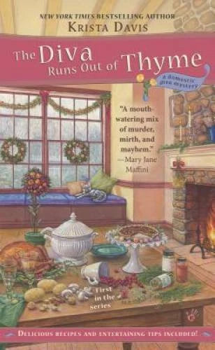 The Diva Runs Out of Thyme (A Domestic Diva Mystery) By Davis, Krista - GOOD - image 2