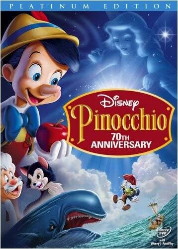 Pinocchio (Two-Disc 70th Anniversary Platinum Edition) - DVD - GOOD - image 2