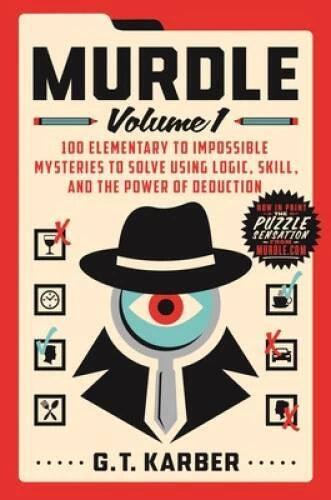 Murdle: Volume 1: 100 Elementary to Impossible Mysteries to Solve Using L - GOOD - image 2