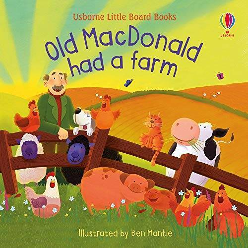 Usborne Little Board Books : Old MacDonald Had A Farm - Board book - VERY GOOD