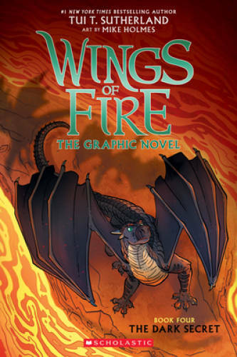 The Dark Secret (Wings of Fire Graphic Novel #4): A Graphix Book (4) - GOOD