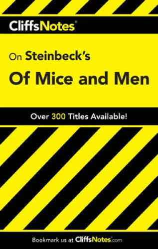 CliffsNotes on Steinbeck's Of Mice and Men (Cliffsnotes Literature  - GOOD - image 2