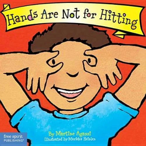 Hands Are Not for Hitting (Board Book) (Best Behavior Series) - GOOD - image 2