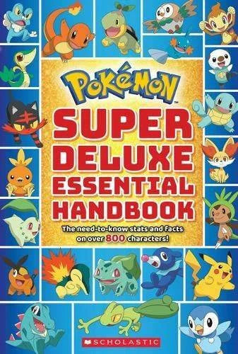 Super Deluxe Essential Handbook (Pokémon): The Need-to-Know Stats and Fa - GOOD - image 2