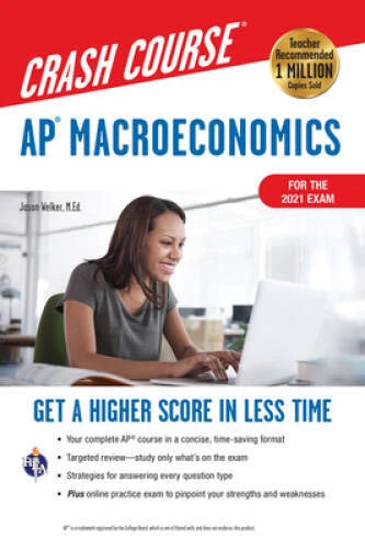 AP Macroeconomics Crash Course, For the New 2020 Exam, Book  Online (A - GOOD - image 2