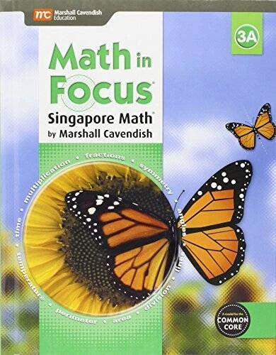 Math in Focus: Singapore Math: Student Edition, Book A Grade 3 2015 - GOOD