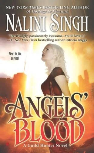 Angels' Blood (Guild Hunter, Book 1) - Mass Market Paperback - VERY GOOD - image 2
