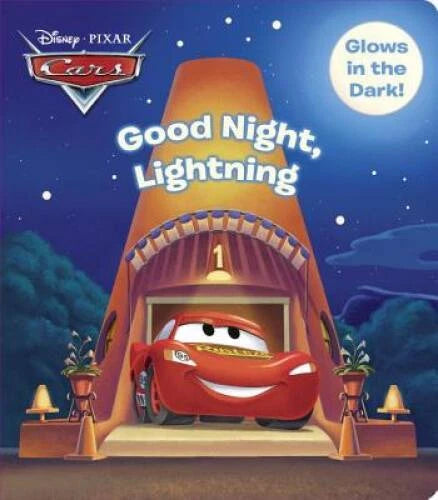 Good Night, Lightning (Disney/Pixar Cars) (Glow-in-the-D<wbr/>ark - VERY GOOD - image 2
