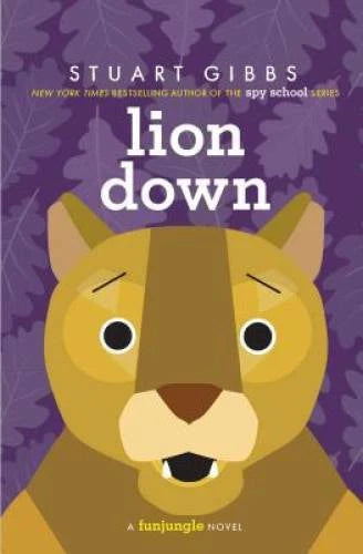 Lion Down (FunJungle) - Hardcover By Gibbs, Stuart - GOOD - image 2