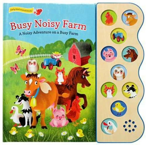 Busy Noisy Farm: Interactive Children's Sound Book (10 Button Sound) - GOOD - image 2