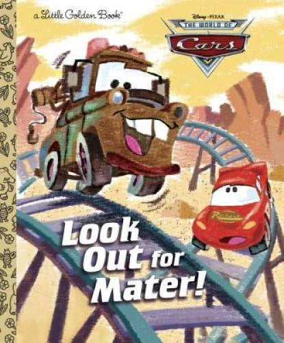 Look Out for Mater! (Disney/Pixar Cars) (Little Golden Book) - Hardcover - GOOD - image 2