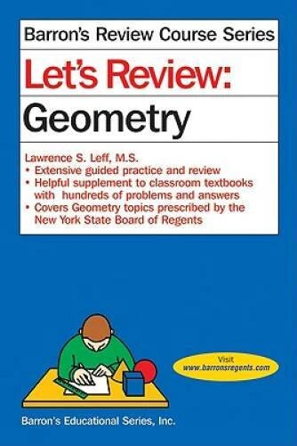 Let's Review: Geometry (Barron's Review Course) - Paperback - GOOD